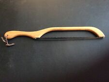 Appalachian Bow Saw Bread Knife Maple Wood Handle Handcrafted Very